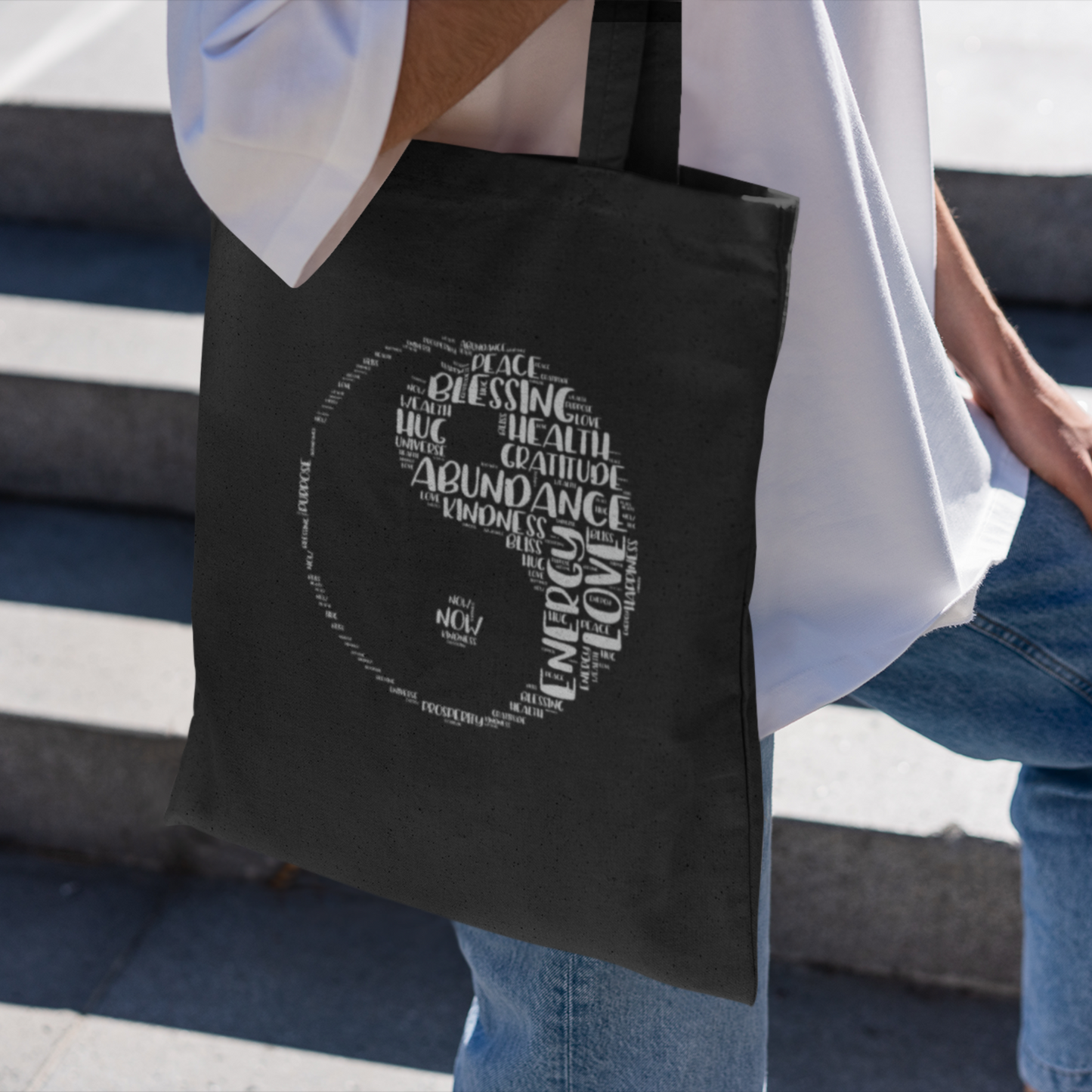 Yin Yang Tote Bag