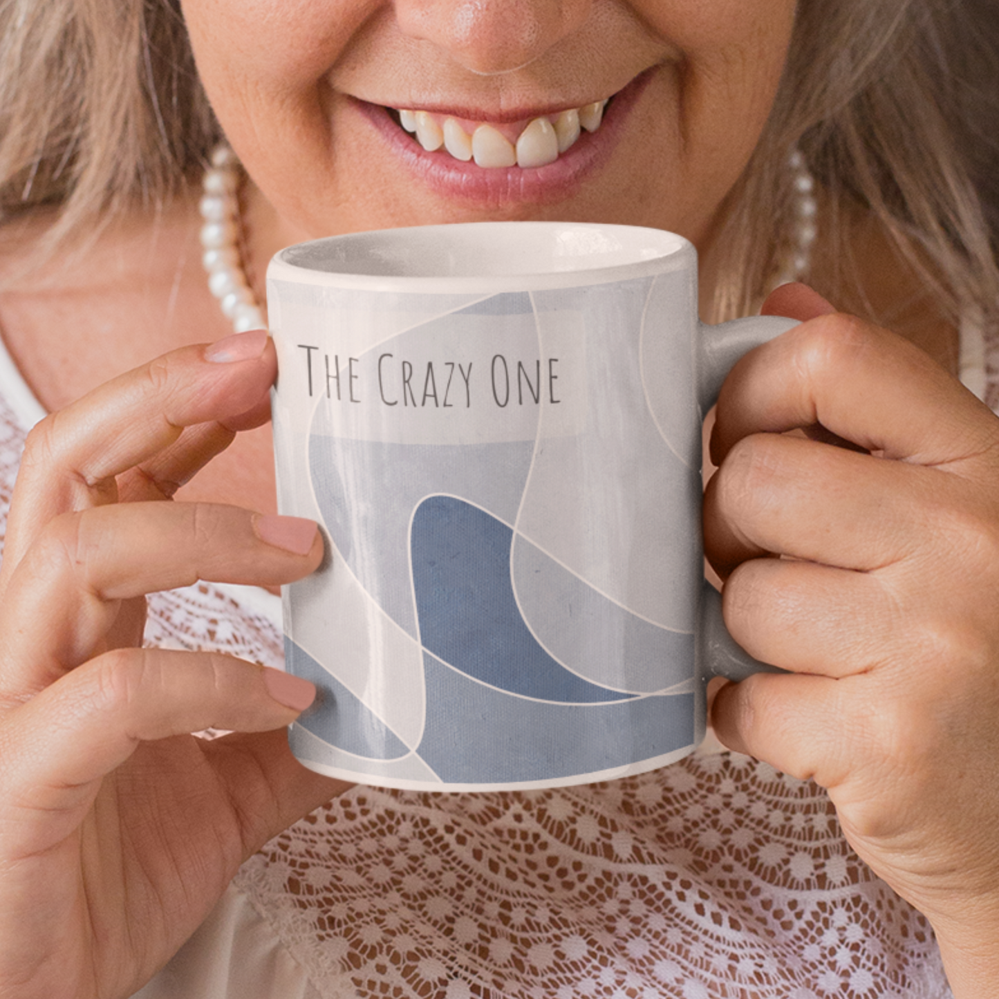 Fluid Personalised Coffee Mug