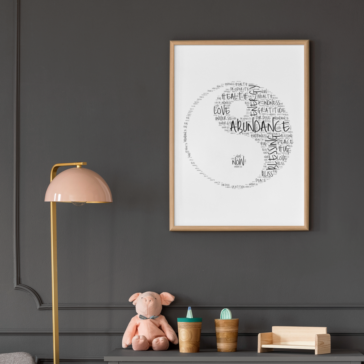 Yin Yang Framed Poster